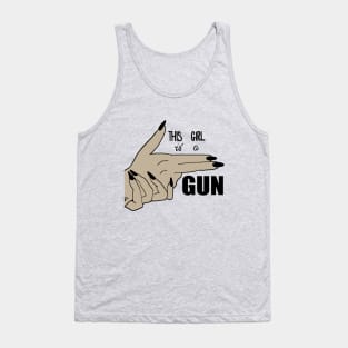 Halsey Girl is a Gun Lyrics IICHLIWP Tank Top